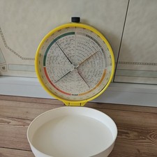 DDR Solidus 3 kg ,mit nährwertangabe Küchenwaage, Wandwaage, Orange