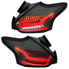 LED Lightbar Rückleuchten für Ford Focus MK3 Smoke 15-18 dyn. Blinker B-Ware