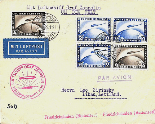 Graf zeppelin 1929 komplette - graf, 1929,komplette