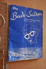tolles altes Heft - Die Bade Saison Insel Sylt  1955