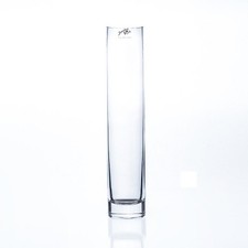 Glasvase, hohe Blumenvase