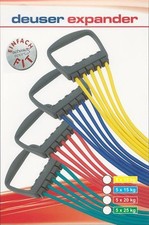 Schmidt Sports- Deuser Expander 11900.  5 Kabel. Gymnastik. Krafttraining. green