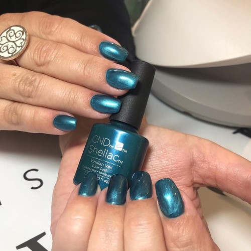 Cnd shellac viridian veil 3 - veil, 7,3