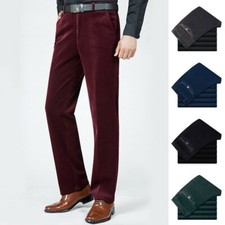 Herren Cord Gerades Bein Hose