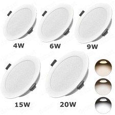 6er LED Einbaustrahler Flach