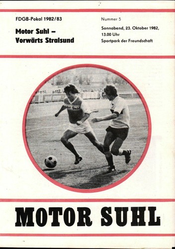Fdgb pokal bsg motor - fdgb-pokal, 82/83