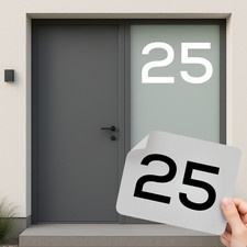 Hausnummer Zahl Aufkleber •