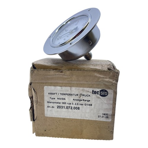 Tecsis manometer 5bar - tecsis,