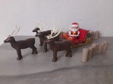 Figuren Weihnachten Schlitten Rentiere