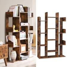 Bücherregal Raumteiler Standregal 8/13 Fächer Aktenregal Baumform Holz VASAGLE 