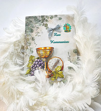 Zur Kommunion, Klappgrußkarte