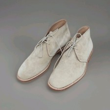 Magnifique Napoli Stiefeletten Wildleder Handmade Chukka Boots  Gr 43 UK 8,5 