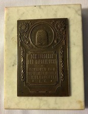 Bronze Medaille auf Marmorplatte Bienenzüchter e.V. 