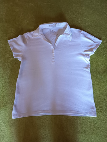 Shirt damen poloshirt weiß - damen,