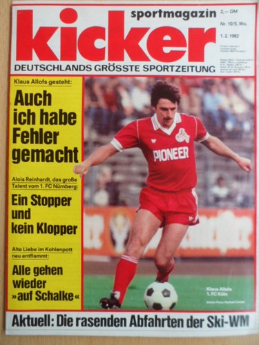 Kicker 2 1982 - -, 1.2.