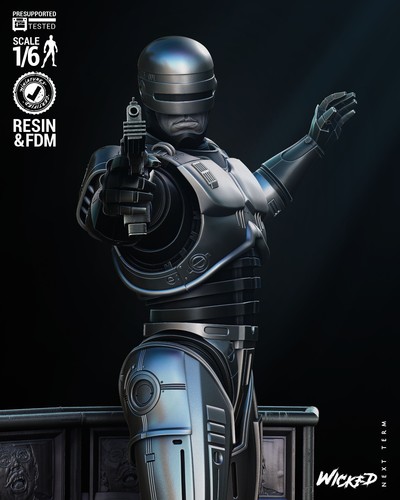 Robocop 24 sculpture - 1/4-1/24,,