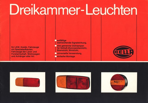 Hella dreikammer leuchten - dreikammer,