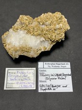 Siderit, Chalkopyrit, Bergkristall, Grube Altenberg, Müsen, Siegerland