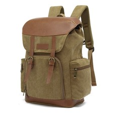 Capacity Men Women Canvas Backpack outdoor Travel SchoolBag Carry On Mochila