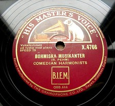 0392/ COMEDIAN HARMONISTS-Persischer Markt-Böhmische Musikanten-78rpm Schellack