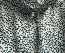 OODJI  Bluse Blusenshirt ärmellos Gr. 38 S weiß petrol TOP!