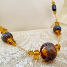 Vintage Halskette Muranoglas