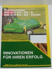 WM Kartoffeltechnik Krautschläger WM 275, WM 475 Prospekt von 02/2009 ( 2952 )