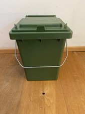 SSI Schäfer Müll Eimer Tonne Deckel Vorsortierung Abfall Behälter  10 Liter Grün