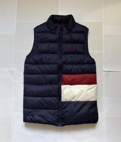 Polo assn weste blau rot - us,