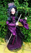 Kräuterfee Hexe Dekofigur