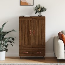 Highboard Weiß 69,5x31x115 cm