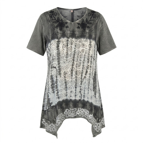 Damen batik tunika oberteil - damen,