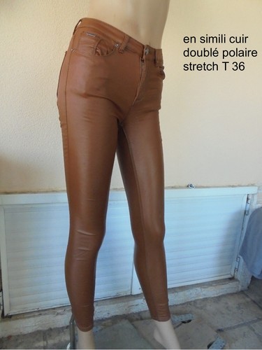 Sexy jeans hose - hose, kunstleder