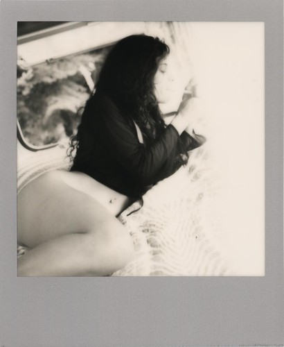 Original art nude - nude, polaroid