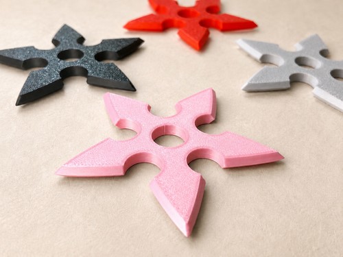 Pink ninja shuriken cosplay - pink,
