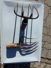 Mistgabel Kohlegabel Heugabel Antik Handgeschmiedet 3 Stück