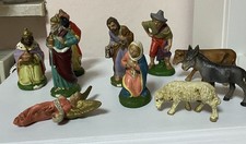 Krippenfiguren Set Sehr alt