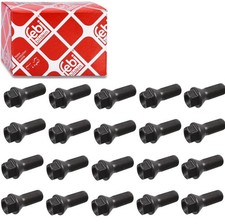 20x FEBI RADSCHRAUBEN SATZ 47mm KEGELBUND F für ALUFELGEN & STAHLFELGEN