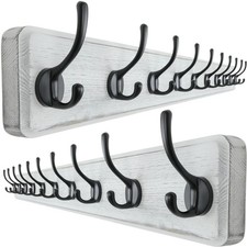 Garderobenleiste Holz 97cm 10