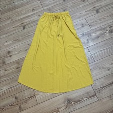 Zara Senfgelber Maxirock S