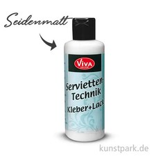 2 bis 18x ViVA DECOR Servietten-Technik Kleber + Lack, 82 ml - SPARE BIS ZU 54%