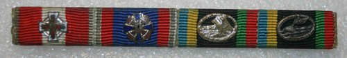 4er bandspange mit - 4er, auflagen