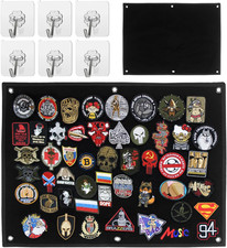 Kletttafel Patches Klett Wand Klettfläche Klettmatte 60×45CM Mit Ösen Faltbar Kl