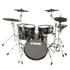 E-Drum Set mit Holzkesseln