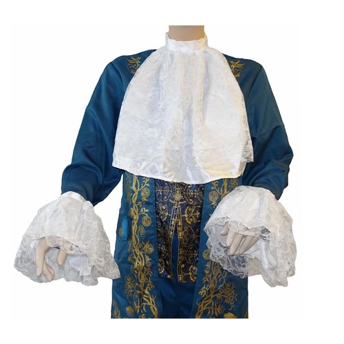 Satin spitzen jabot - spitzen, &