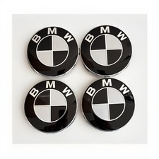 4x BMW Embleme Nabenkappen