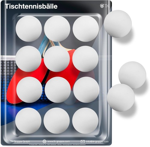 12x tischtennisball bälle set - 12x,
