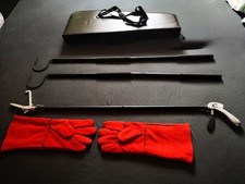 Schlangen Haken Set mit  Schlangen Zange und Handschuhen Im Koffer