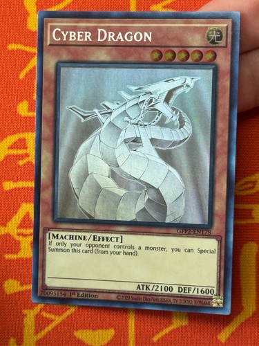Yugioh cyber drache ghost rare - cyber,