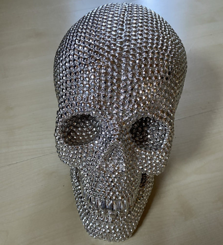 Totenkopf skulptur - totenkopf,